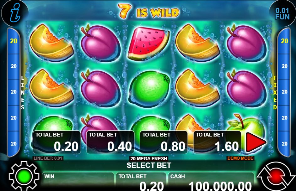 20 Mega Fresh Online Casino Slot Game Best Guide