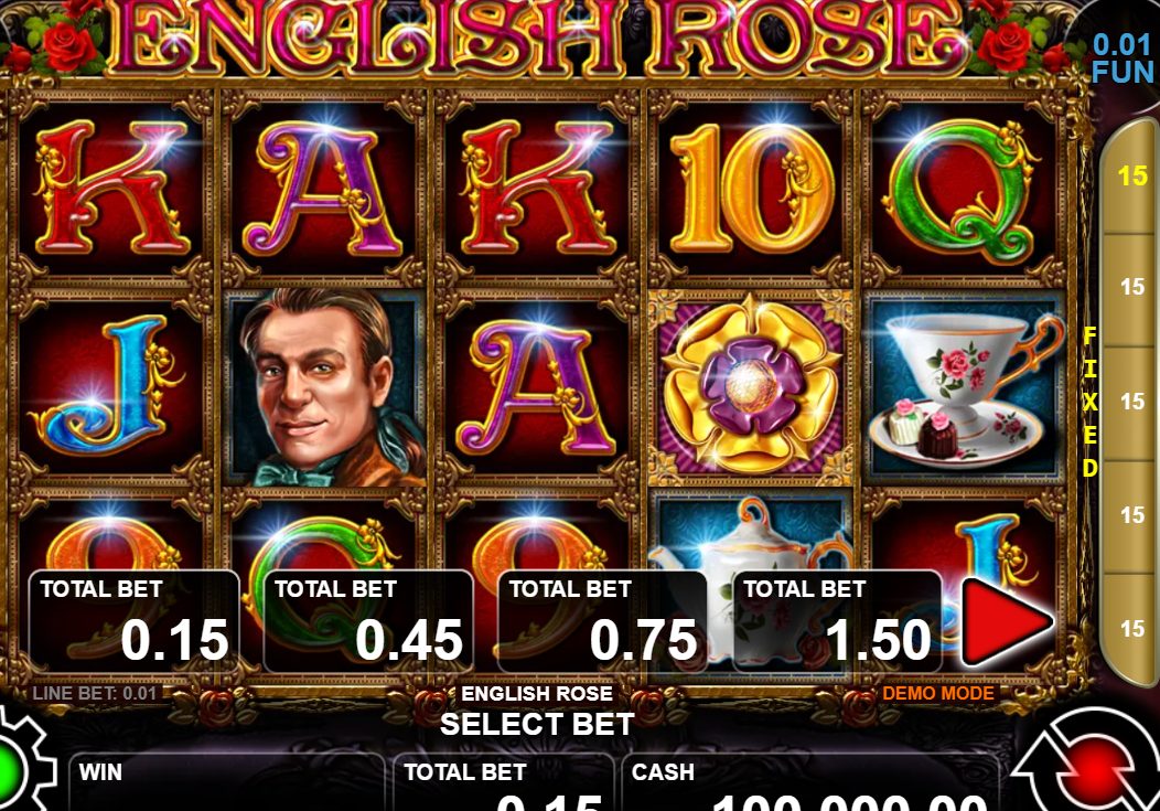 English Rose Online Casino Slot Game