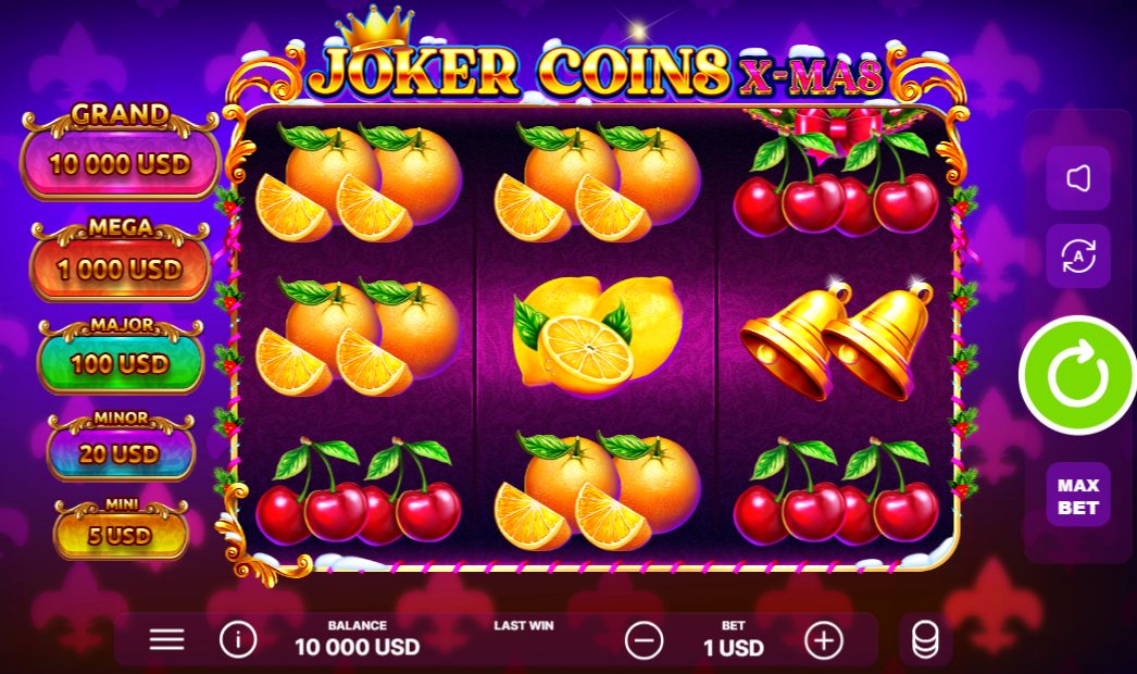 Joker Coins X-Mas: A Festive Online Casino Slot Game Review